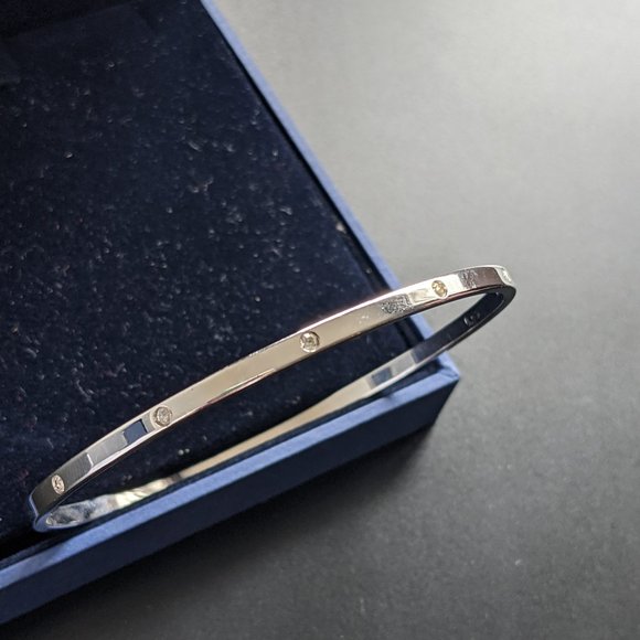 Swarovski Chaton Bangle - Narrow - Picture 2 of 3